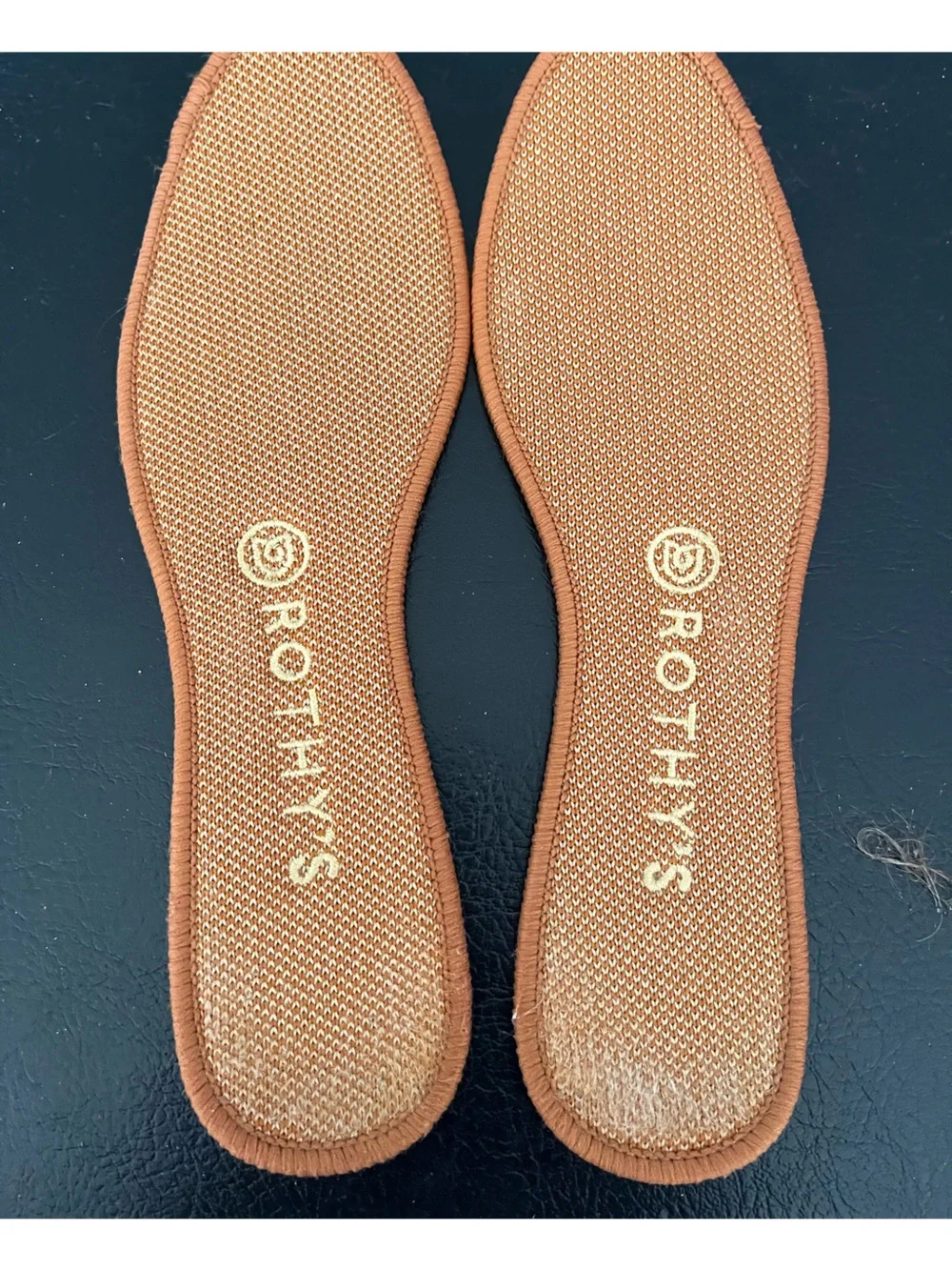 Rothy's Rust Flats with Blue Accent - Picture 4 of 5